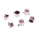 Replacement Chrome Plating Buttons and Touchpad for PS4 Controller Pink