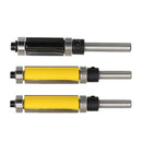 1 Set Solid Carbide Flush Trim Top & Bottom Bearing Router Bit 25mm, 38mm