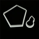 8pcs Christmas House Plastic Fondant Cookie Cutter Mold DIY Cake Decorating BX