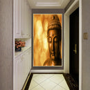 1 Panel Adhesive Abstract Buddha Unframed Paint Wall Picture Art Painting