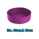 3Pcs 90x30cm Round Raised Garden Bed Planting Grow Bags Container BREATHABLE