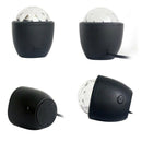2018 RGB Crystal Ball LED Stage Light Bulbs Disco Party Bulb Lamp Portble