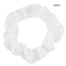 50pcs Disposable Car Steering Wheel Covers Clear Plastic Protective Cover A