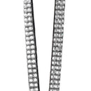 Crystal LANYARDs with Retractable Reel ,Vertical ID Badge Holder of White