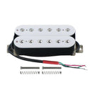 Electric Guitar Humbucker Pickups Bridge Alnico V Pickup White K6O6