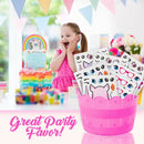 4Sheets Make A U nicorn Stickers For Kids Great Theme Birthday Party FavorsSEAU