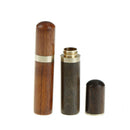Ebony Wood Toothpick Holder Box Capsule Case Handmade Craft Room DecorX2