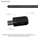 KN330 3.5mm AUX Bluetooth 5.0 Wireless Audio Transmitter Receiver Adapter