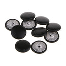10 Pieces Round Artificial Leather Covered Buttons Sewing Crafts 20mm