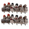 24Pcs Artificial Bird Feathered Realistic Sparrow Home Garden Decor Ornament