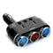Car Socket Splitter Plug LED ZSB Charger Adapter Practical convenient  new OZ