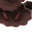 1   Ceramic Incense Burner Cone Holder Backflow Ash Catcher Handicraft