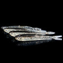 10PCs 7.5cm/2.4g Soft Fishing Lure Tiddler Swim Artificial Bait Tackle Minnow