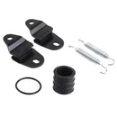 2Pcs Exhaust Bracket with Cylinder Spring&Washer for Yamaha 87-06 YFZ350