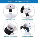 2X(Headband Magnifier With 2 Led Lights And 5 Detachable Lenses 1X,1.5X,2X,