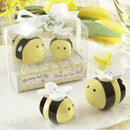 Ceramic Salt & Pepper Shakers Cute Honey bee Design Wedding Favors Gift Wrapped