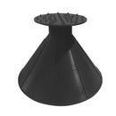 Ice Scraper Shovel Cone Shaped Car Windshield Snow Remover (01-04 Black)