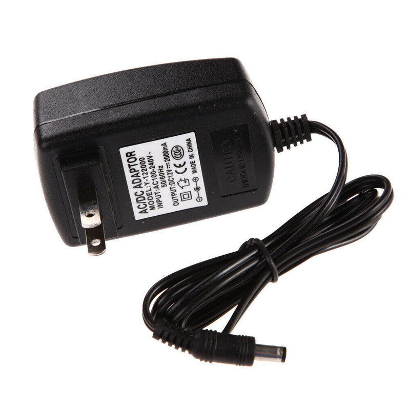 AC 100-240V Converter Adapter DC 5.5 x 2.5MM 12V 2A 2000mA Charger US Plug