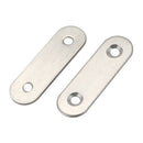 50mmx16mm Straight Repair Joining Mending Flat Plate Bracket 10pcs