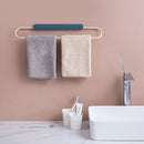Nordic Stainless Steel Storage Rack Towel Holder Wall Mounted Hook Clothes