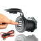Car Motorcycle 3.1A Dual USB Charger Socket with Touch Switch+Power Cord