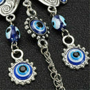 Oval Blue Evil Eye Amulet Wall Hanging Decor Blessing Protection New I3S4