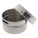 1PC Outdoor Spice Storage Container Jar Stainless Steel Tins With Clear LidSA3C