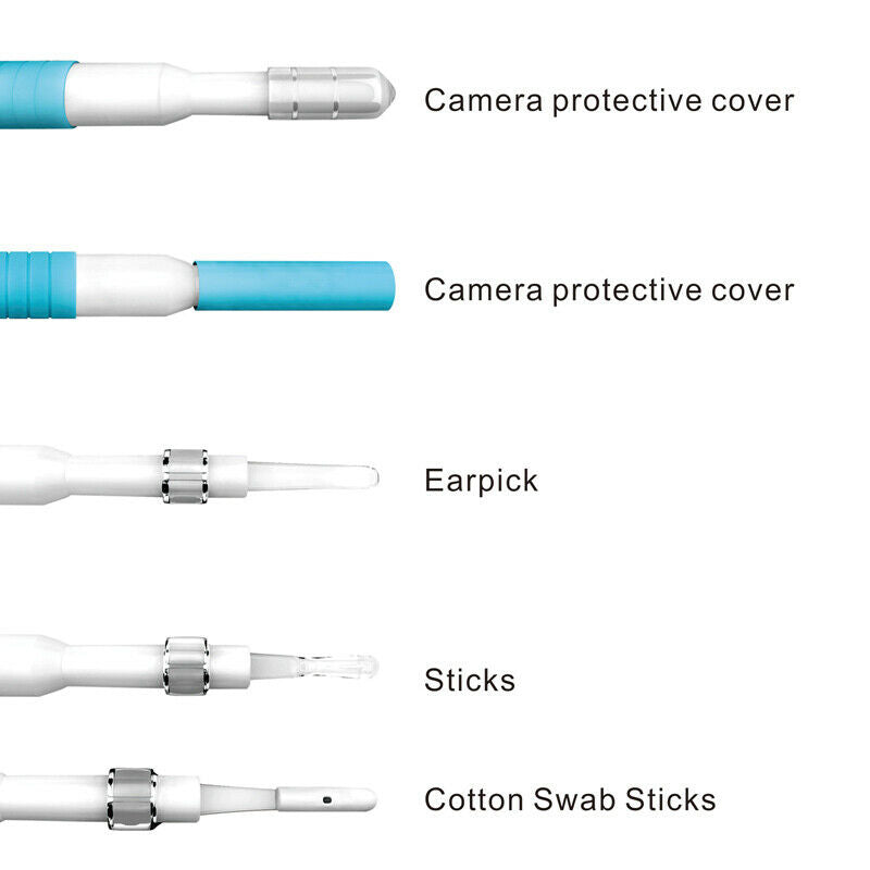 1.3MP Endoscope Earbud Cleaner, 3-in-1 Android USB Ear Endoscope Visible Cl