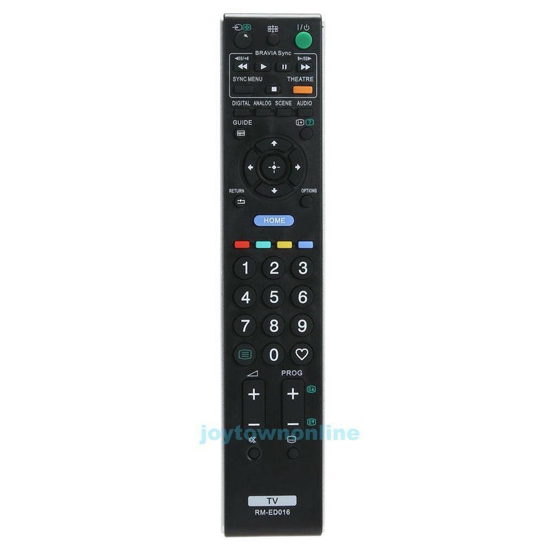 Black Replacement Remote Control For Sony TV RM-ED016