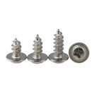 110x ASSORTED PIECE No. 6 8 10 STAINLESS FLANGE POZI PAN SELF TAPPING SCREW Y9J6