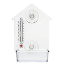 Balcony With Thermometer Pet Supplies Transparent PVC Window Bird Feeder Home