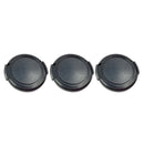 3Packs Cap Lens Cap 39mm Lens Cap Lens   Universal Strap for Camcorder