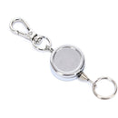 Retractable Pull Key Ring Chain Clip Carabiner Holder Recoil Extendsl Keycha_ Gw