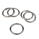 10PCS ROUND CARABINER CAMPING SPRING SNAP CLIP HOOK CLASP KEYCHAIN KEY RING 49MM