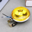 12V55W Car Fog Light working Light 3inch Round Lamp Reversing Light(Yellow)