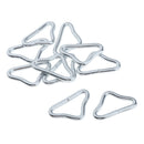 30 Pieces Triangle Rings Buckle Loop Ring for Trampoline Parts Accessories