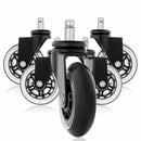 Replacement Wheels, Office Chair Caster Wheels for Your Desk Chair, Quiet R