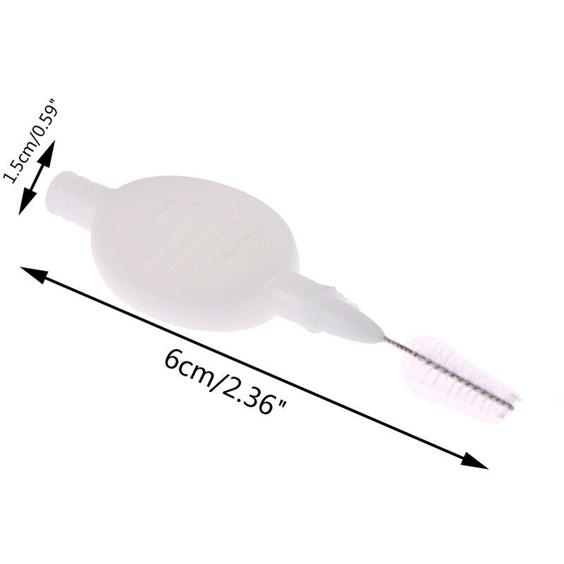 10Pcs Interdental Brush Broom Head Dental Floss Teeth Cleaning Hygiene Oral C BX