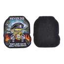 Retro Embroidery Patch Armband Applique Never Die Shoulder Badge f. Hats