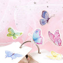 46pcs Butterfly Garden DIY Diary Stickers Paper Lables Gifts Packaging Deco 3C