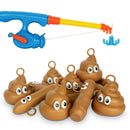 Tool Set Floaters Poo Rod Fishing Toys Water Tub Bath Kids Adults Game