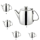 500ml Stainless Teapot Cold Water Kettle Pitcher Juice Jug Restaurant Supply