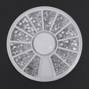 700pcs 1.5mm, 2mm, 3mm Sequins Rhinestone Acrylic Accessories for Nail Art P7H6