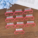 10x Nail Clean Brush Finger Care Dust Clean nail art brush nail Manicure tool Hn