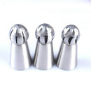 3pcs russian flower icing piping nozzles tips pastry cake diy baking tool hotJ!j