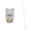 10 PACK CAT6 RJ45 Keystone Jack Inline Coupler-White