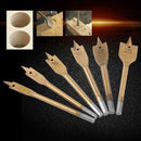 6Pc 1/4" Hex Shank Spade Flat Wood Boring Drill Bit Set 10/12/16/18/20/25mm UJF
