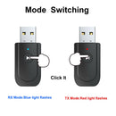 Bluetooth 5.0 USB Dongle Adapter, Bluetooth Transmitter Receiver Supports Laptop