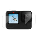 3pcs Tempered Glass Film for GOPRO Hero 9 Front Rear Lens Screen Protectors A