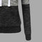 Stitching Women Long Sleeve Hit Color Autumn Leisure Hoodies (Pink M) A